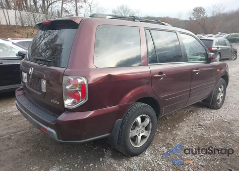 2008 Honda Pilot Ex из США, поврежденный, VIN 5FNYF184X8B052988
